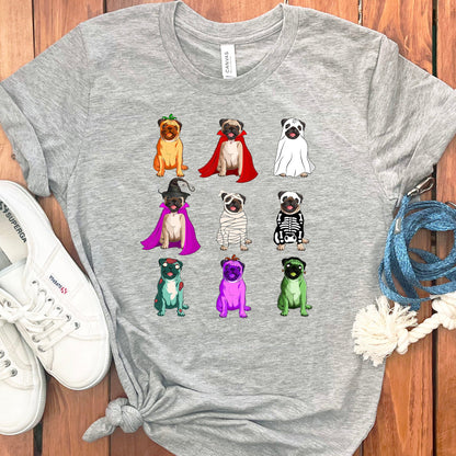 PUG HALLOWEEN T-SHIRT