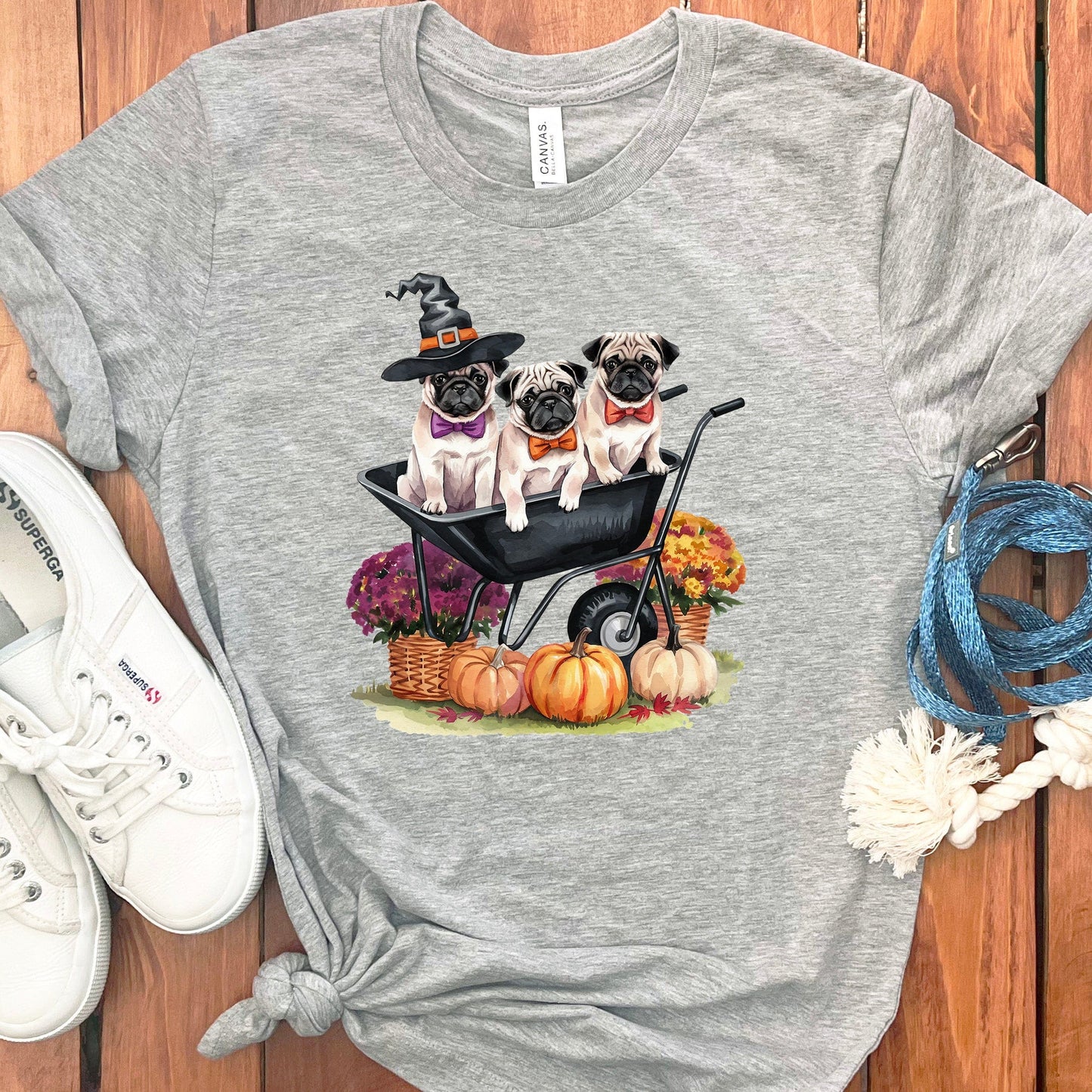 PUG HALLOWEEN T-SHIRT