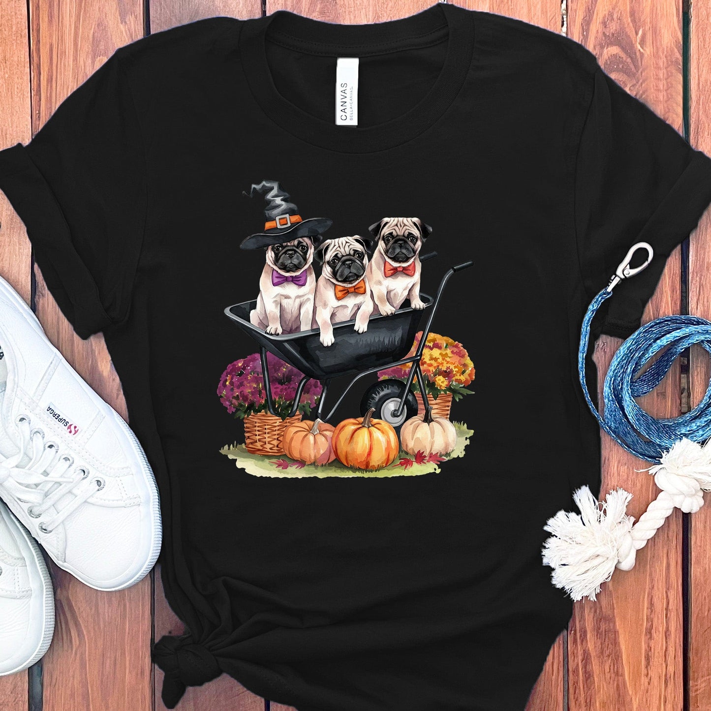 PUG HALLOWEEN T-SHIRT