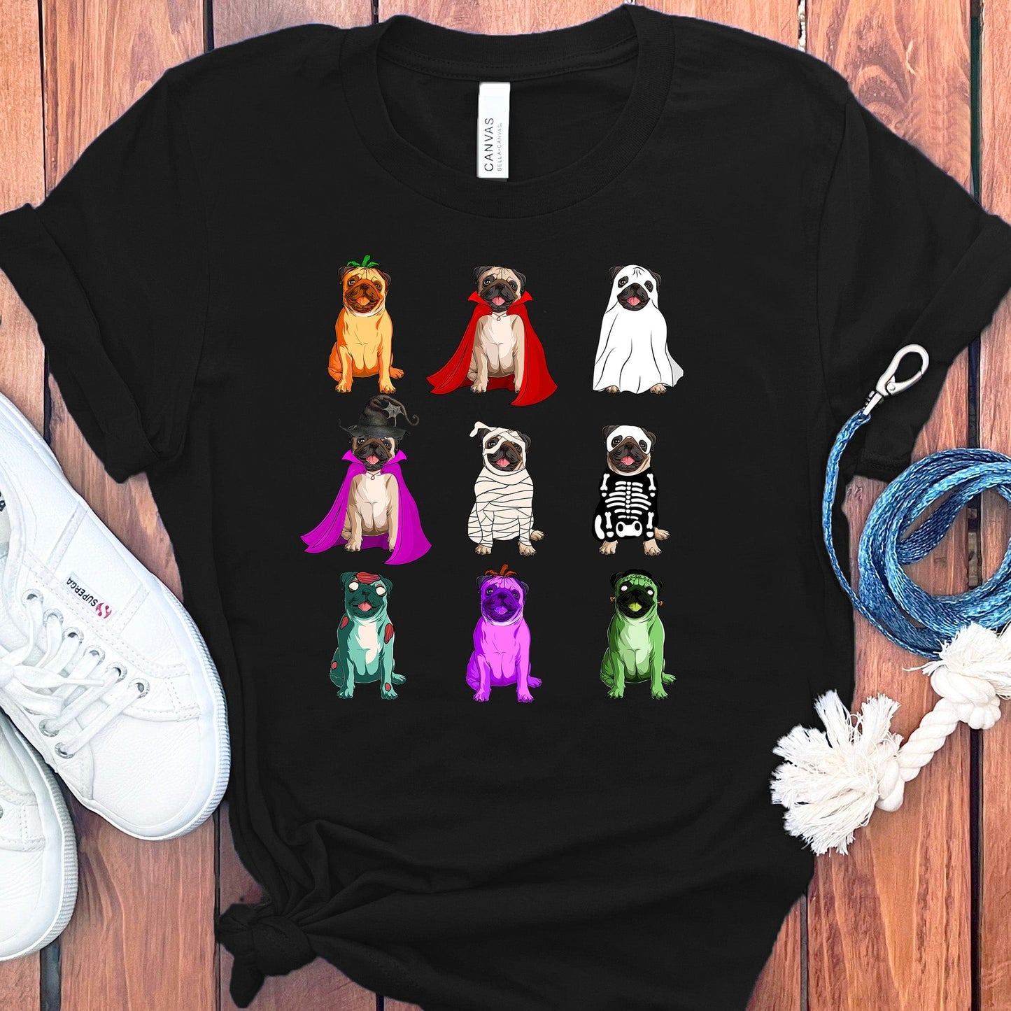 PUG HALLOWEEN T-SHIRT