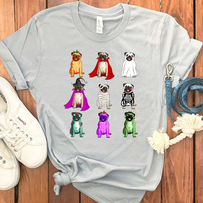 PUG HALLOWEEN T-SHIRT