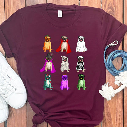 PUG HALLOWEEN T-SHIRT