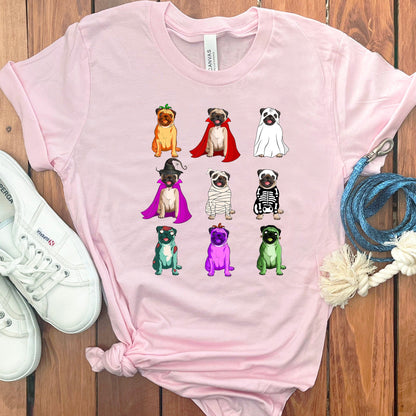PUG HALLOWEEN T-SHIRT