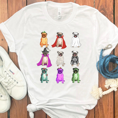 PUG HALLOWEEN T-SHIRT