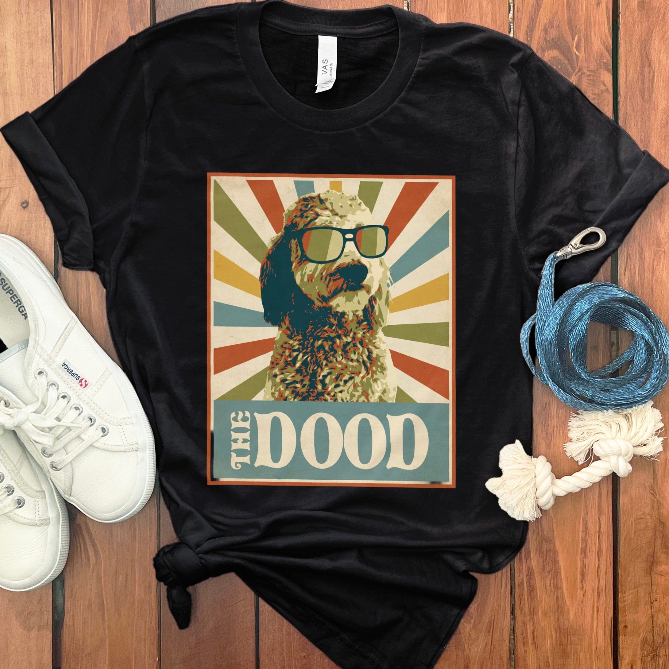 Retro Cool The Dood T-Shirt in Black / S by Puppy Jo