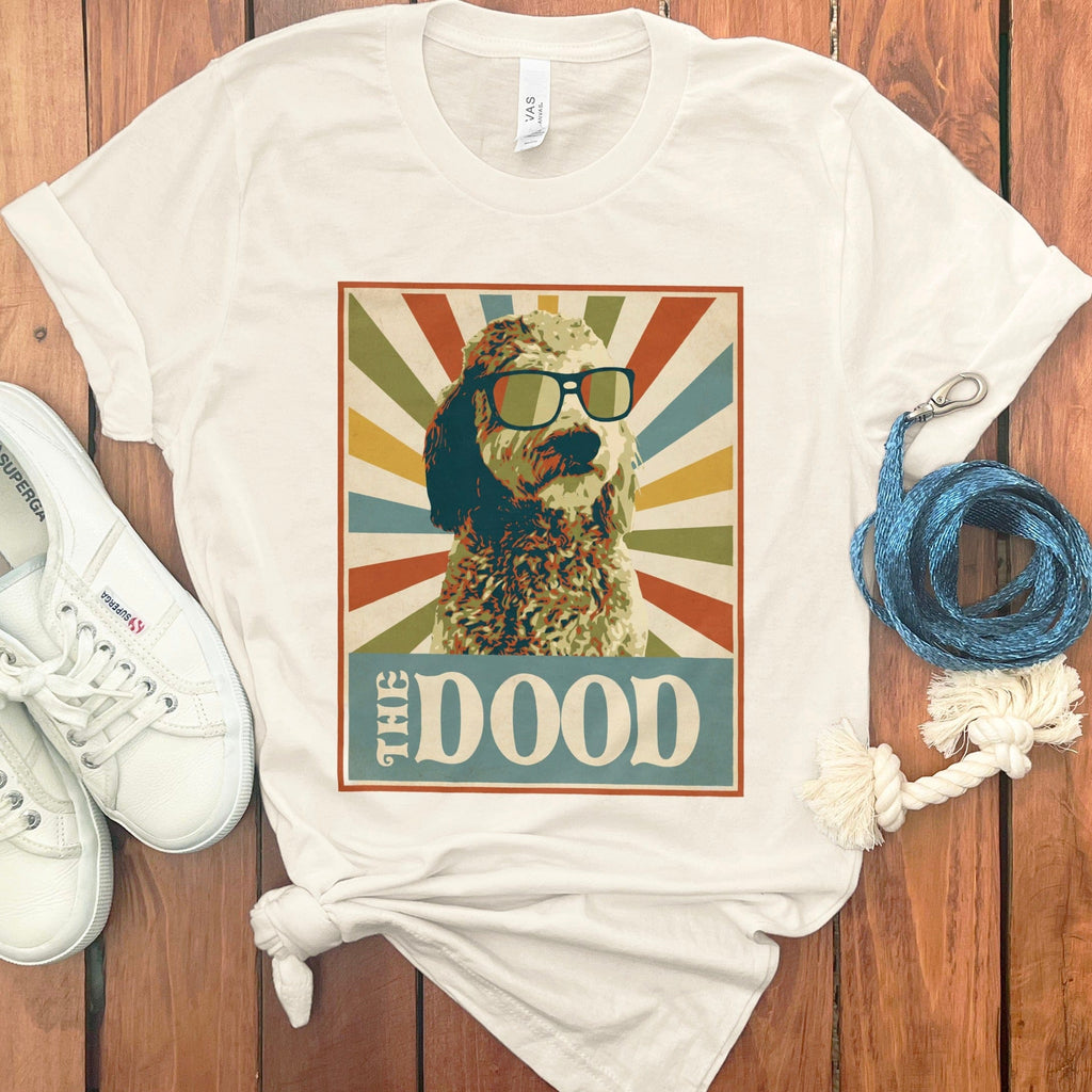 Retro Cool The Dood T-Shirt in Natural / S by Puppy Jo