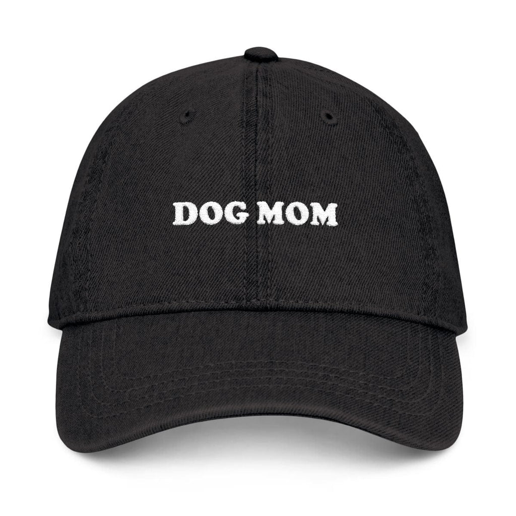Retro Dog Mom Hat in Black / One size by Puppy Jo