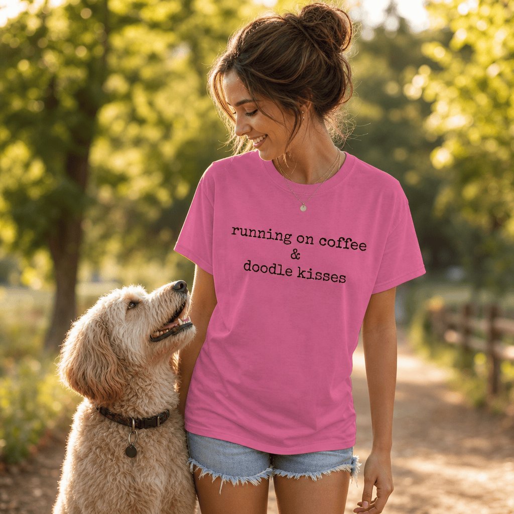 Running Doodle Kisses Signature T-Shirt in by Puppy Jo