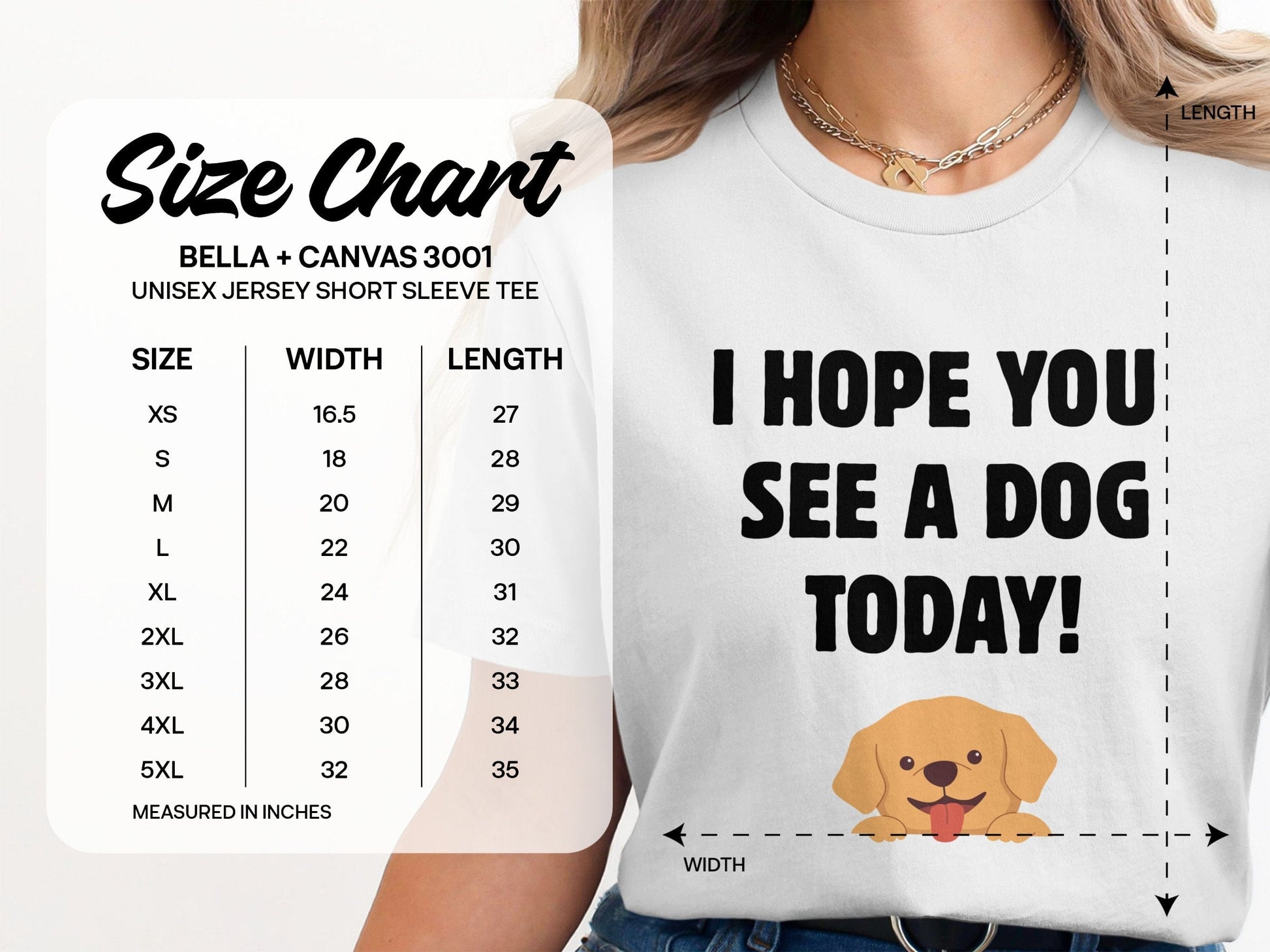 I Hope You See A Dog Today Short Sleeve Tee product type
