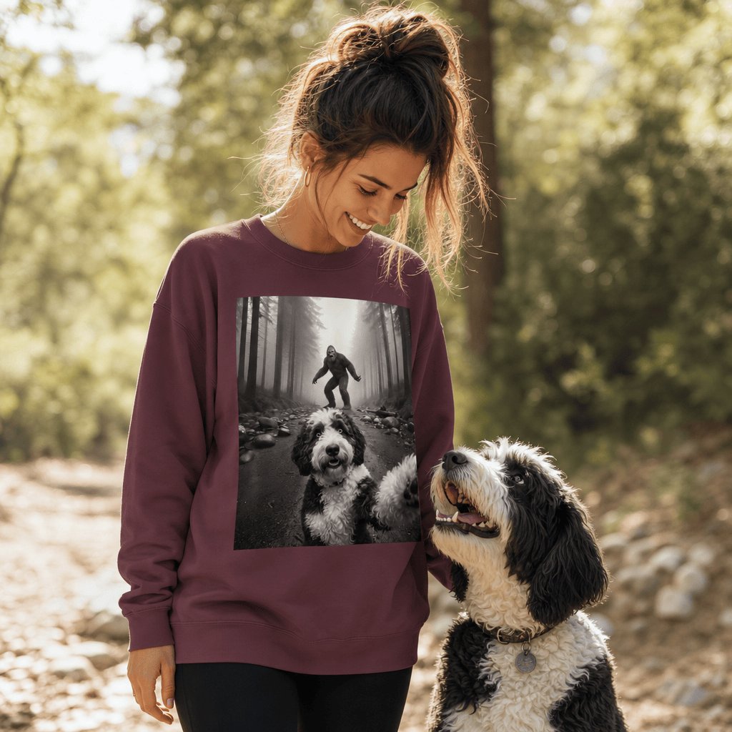 Sheepadoodle Bigfoot Sweatshirt in by Puppy Jo