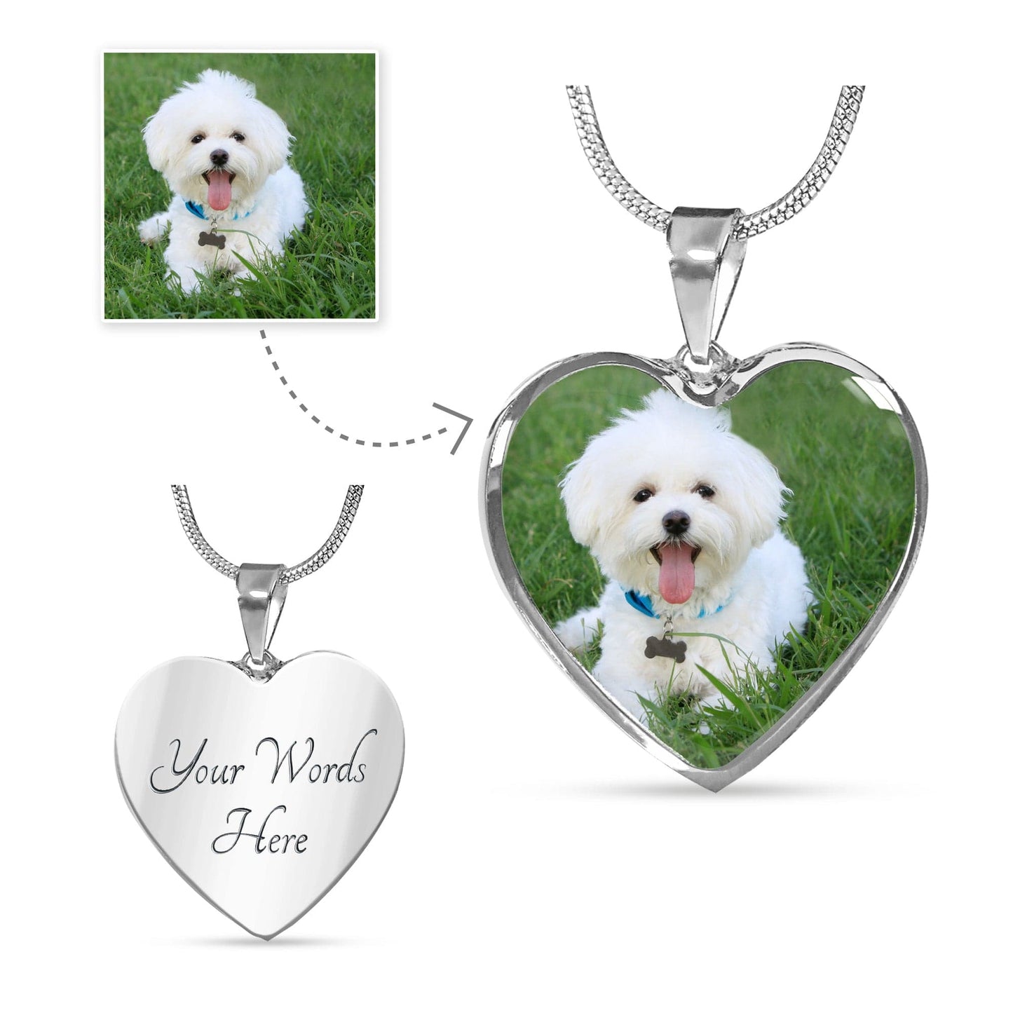 PET PHOTO NECKLACE