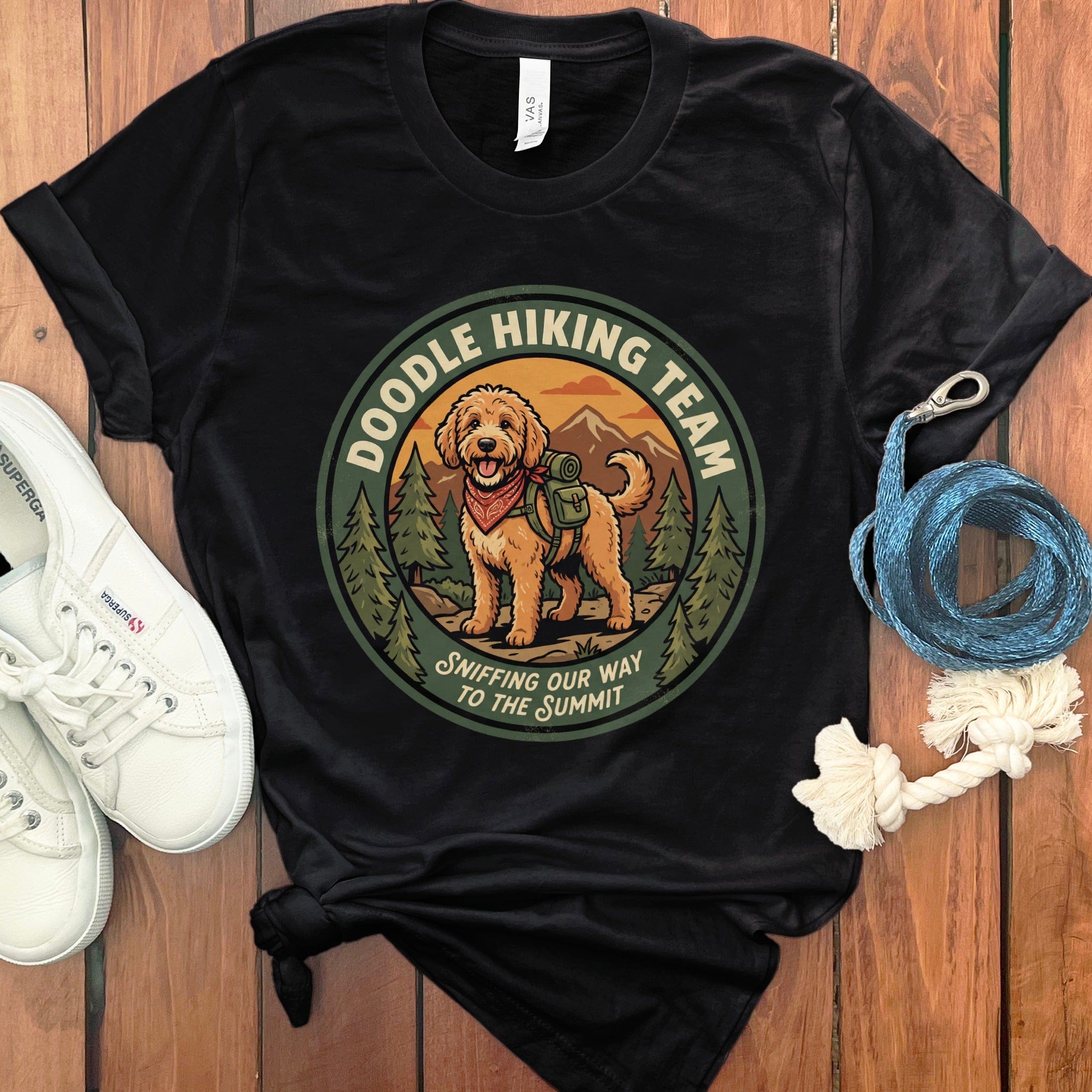 Sniffing to Summit T-Shirt in Black / S by Puppy Jo