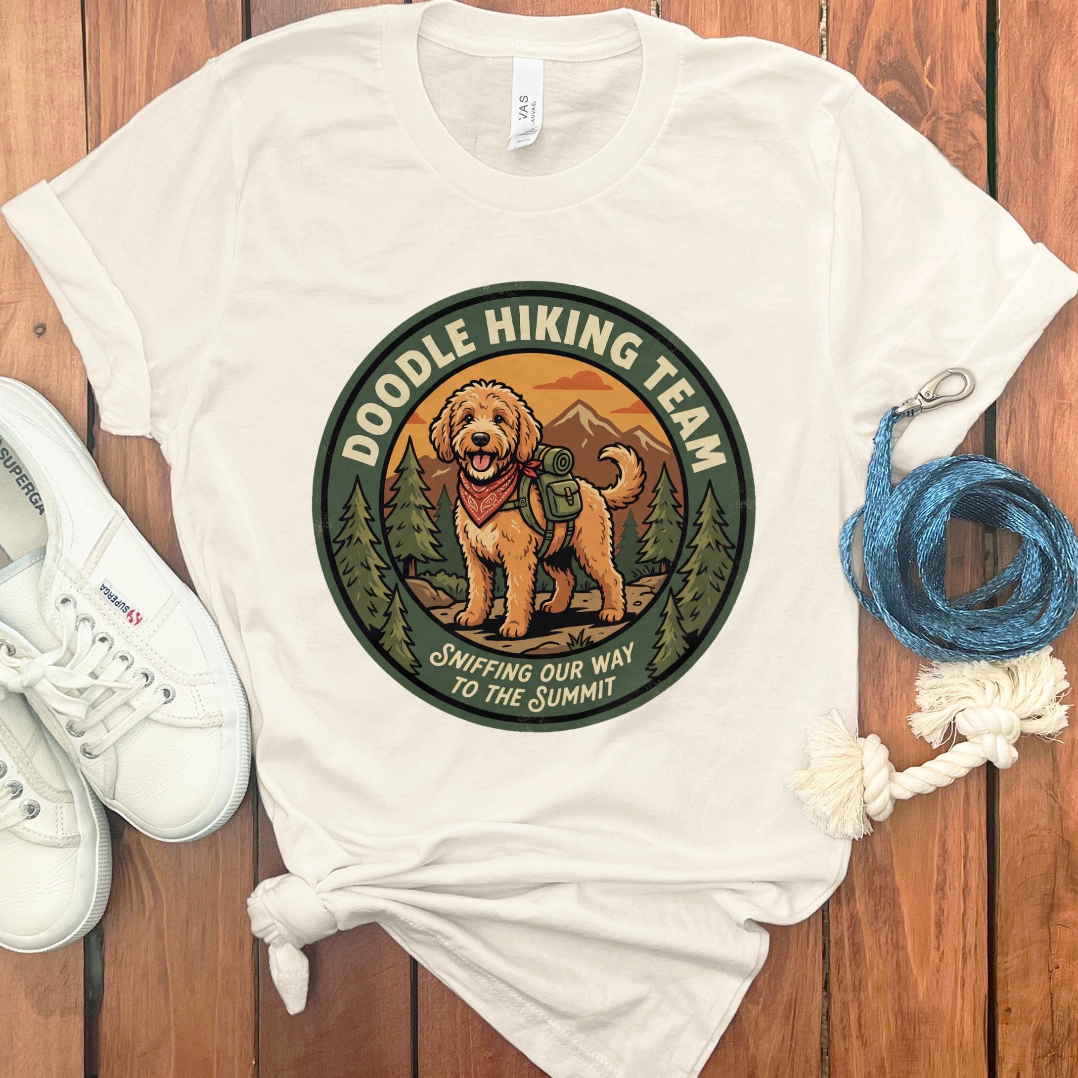 Sniffing to Summit T-Shirt in Natural / S by Puppy Jo