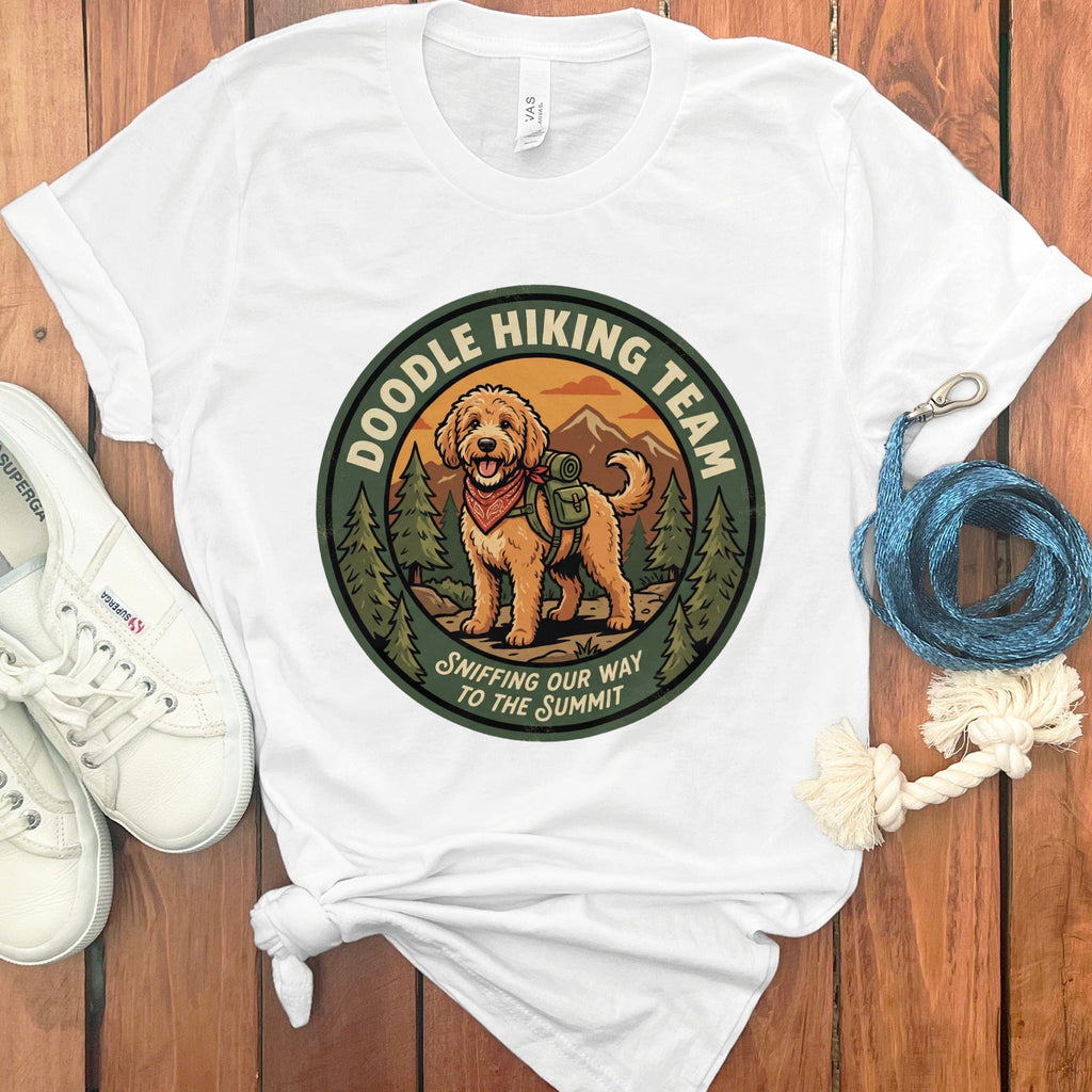 Sniffing to Summit T-Shirt in White / S by Puppy Jo