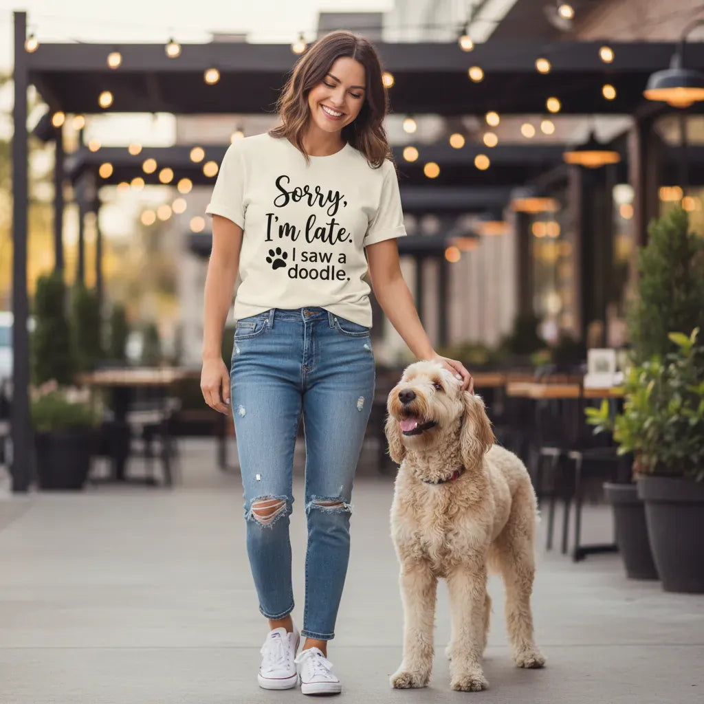 Sorry Doodle T-Shirt in by Puppy Jo