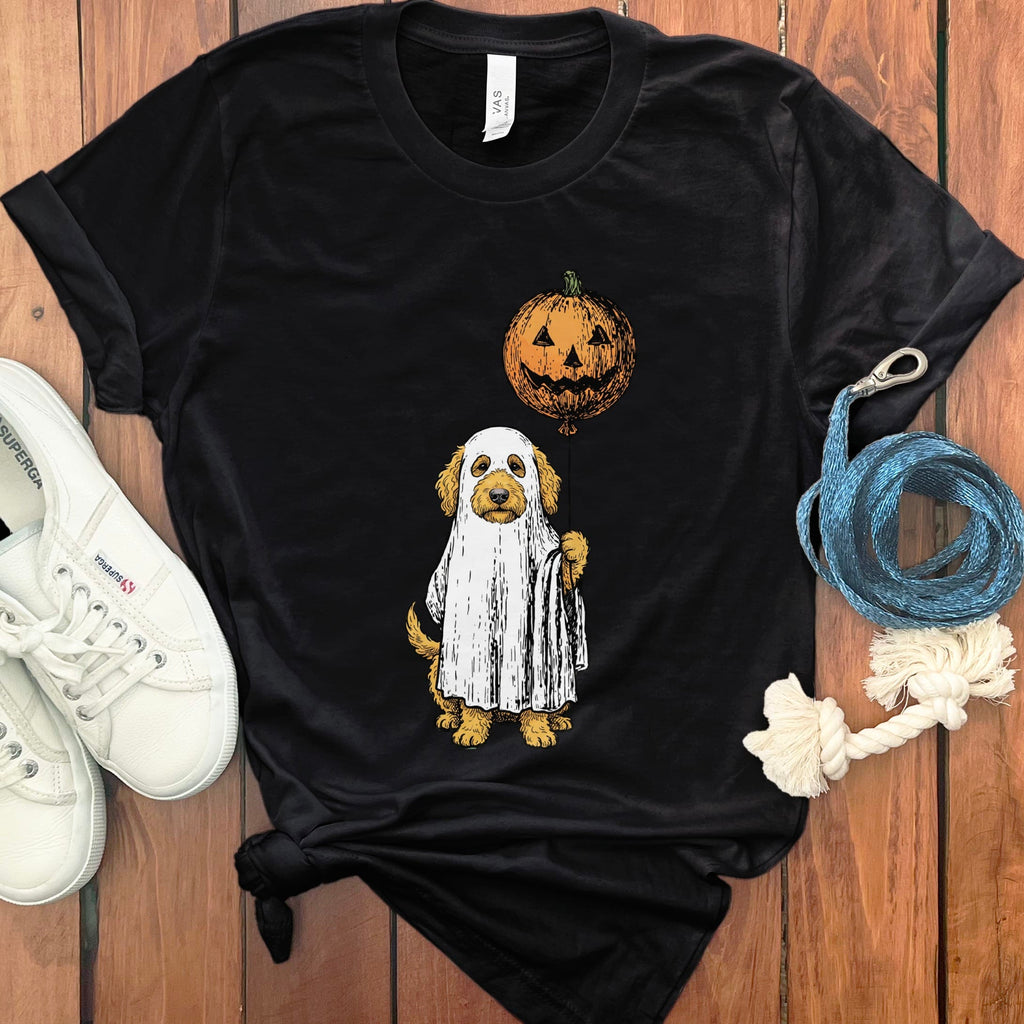 Spooky Doodle T-Shirt in Black / S by Puppy Jo