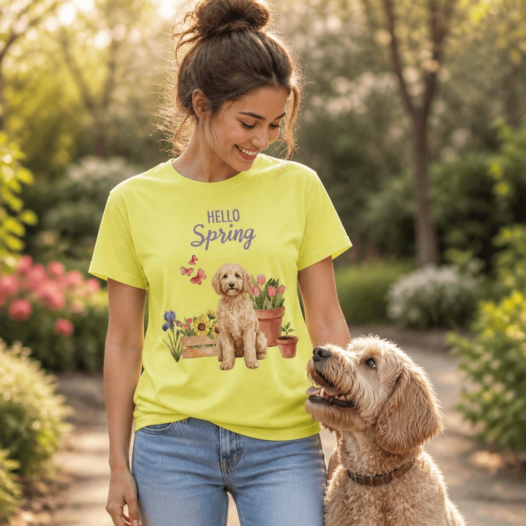 Spring Cream Doodle T-Shirt in by Puppy Jo