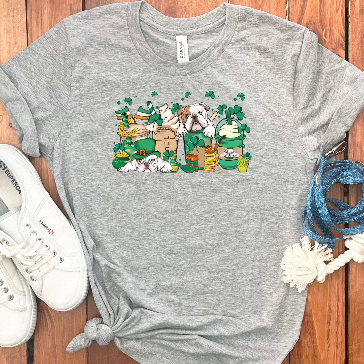 ST. PATRICKS ENGLISH BULLDOGS T-SHIRT