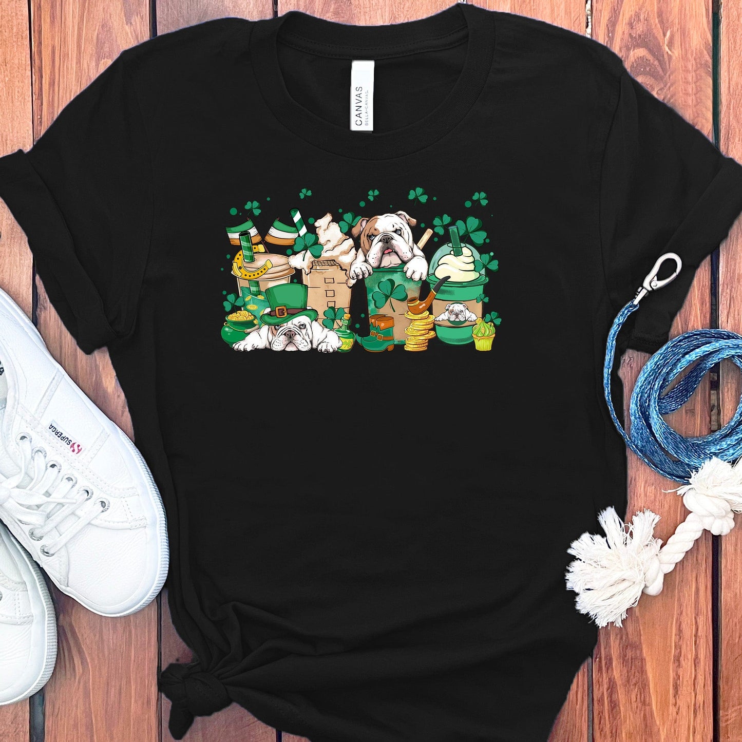 ST. PATRICKS ENGLISH BULLDOGS T-SHIRT