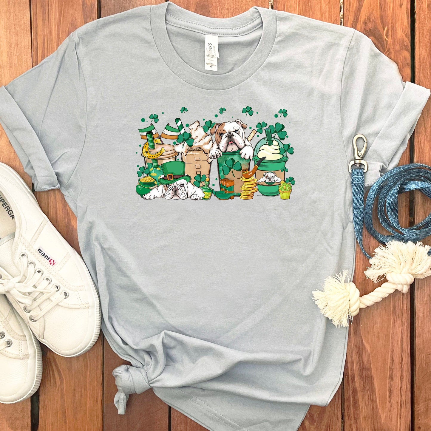 ST. PATRICKS ENGLISH BULLDOGS T-SHIRT