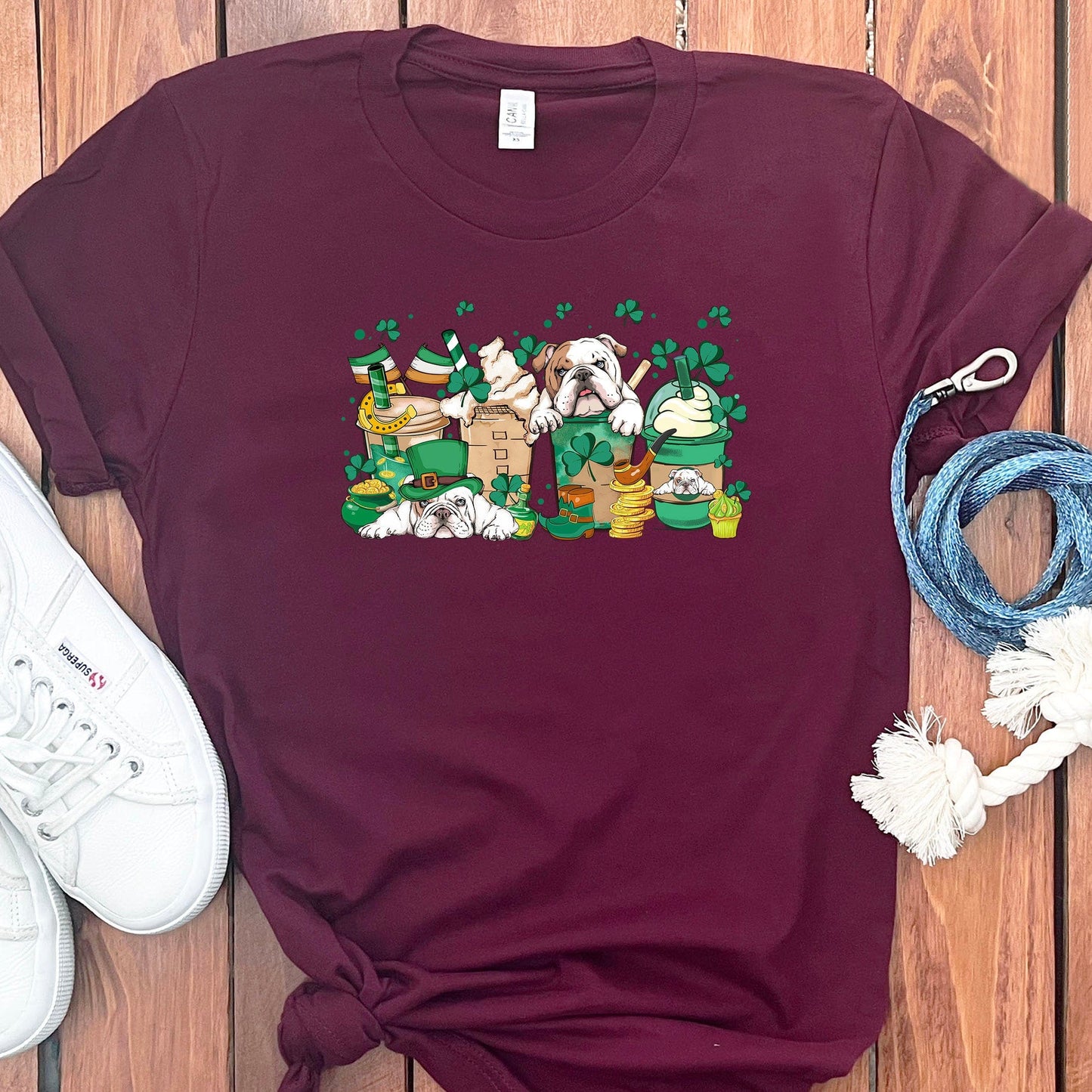 ST. PATRICKS ENGLISH BULLDOGS T-SHIRT