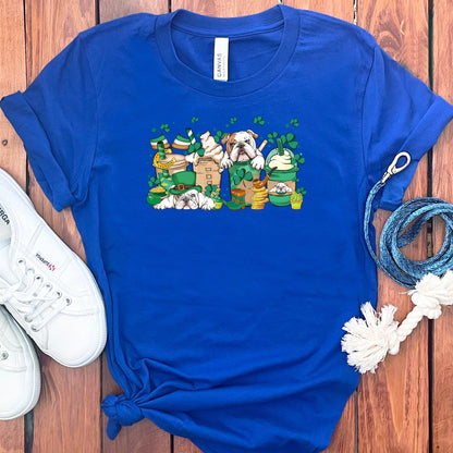 ST. PATRICKS ENGLISH BULLDOGS T-SHIRT