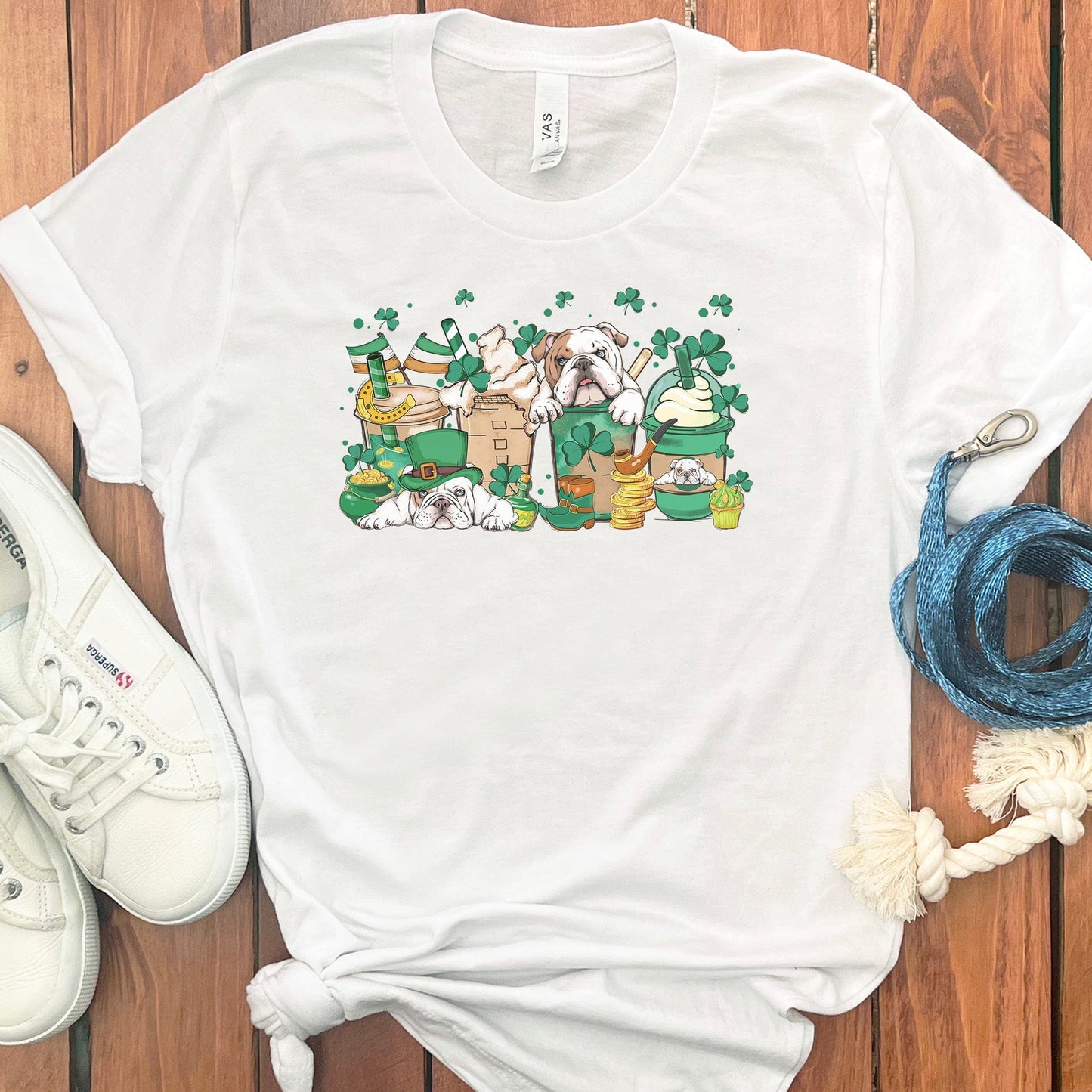 ST. PATRICKS ENGLISH BULLDOGS T-SHIRT
