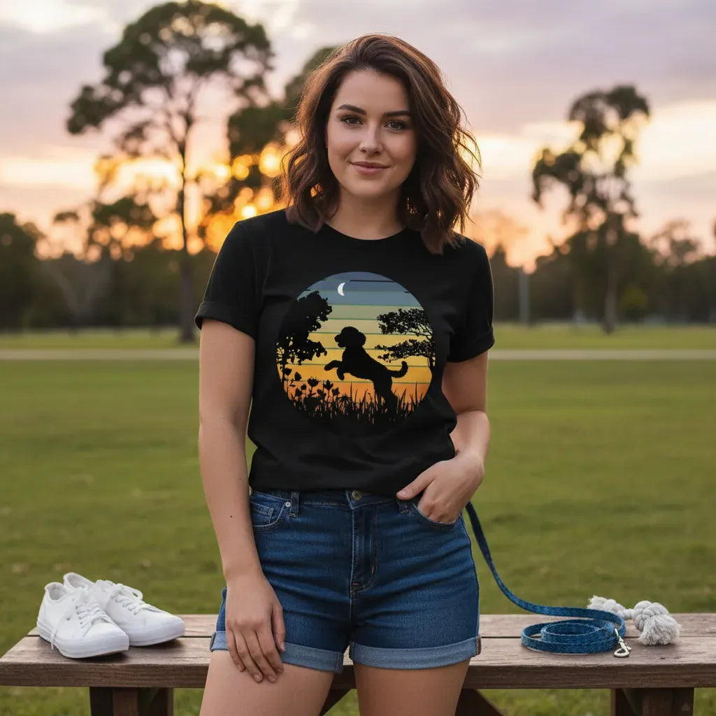 Sunset Doodle T-Shirt in by Puppy Jo