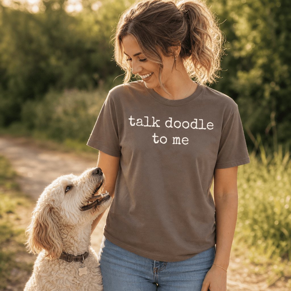 Talk Doodle Signature T-Shirt in by Puppy Jo