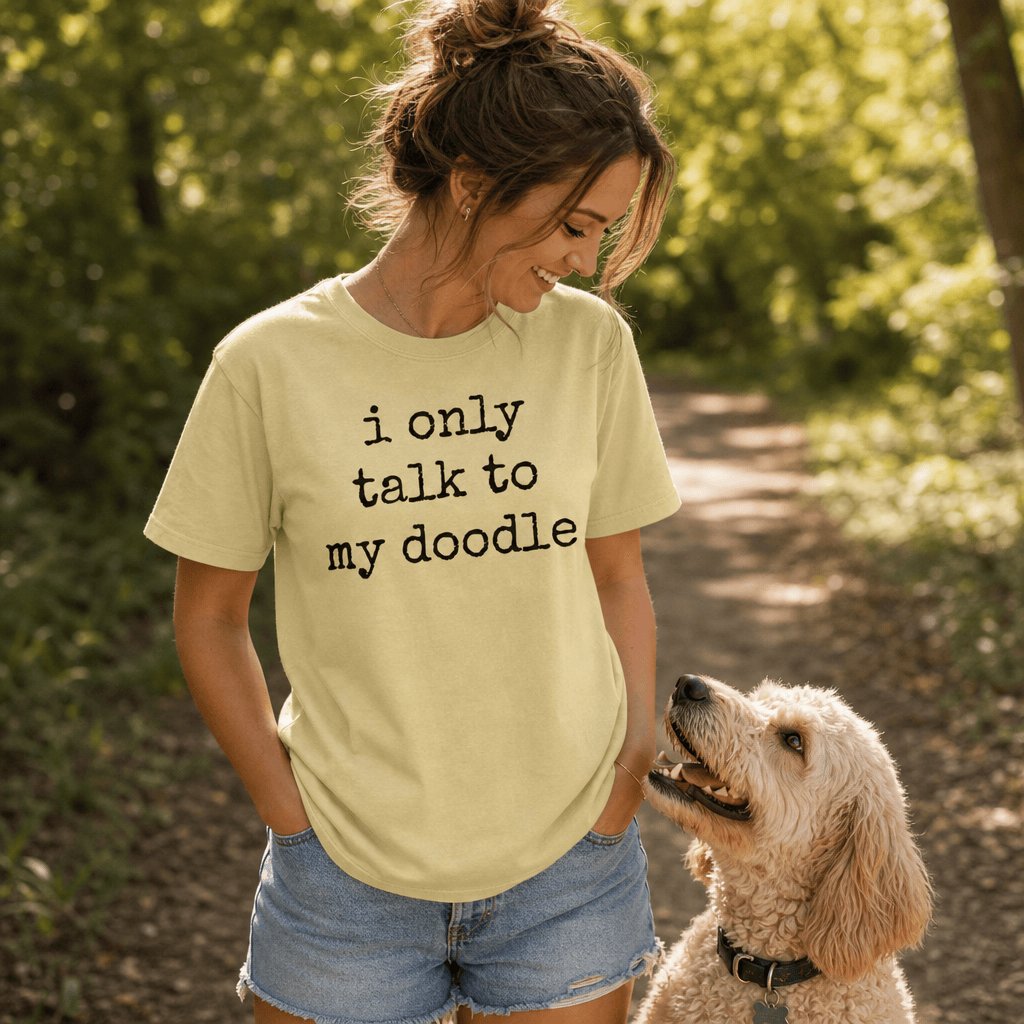 Talk to Doodle Signature T-Shirt in by Puppy Jo