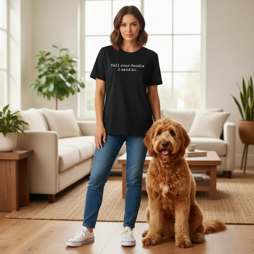 Tell Your Doodle T-Shirt in by Puppy Jo