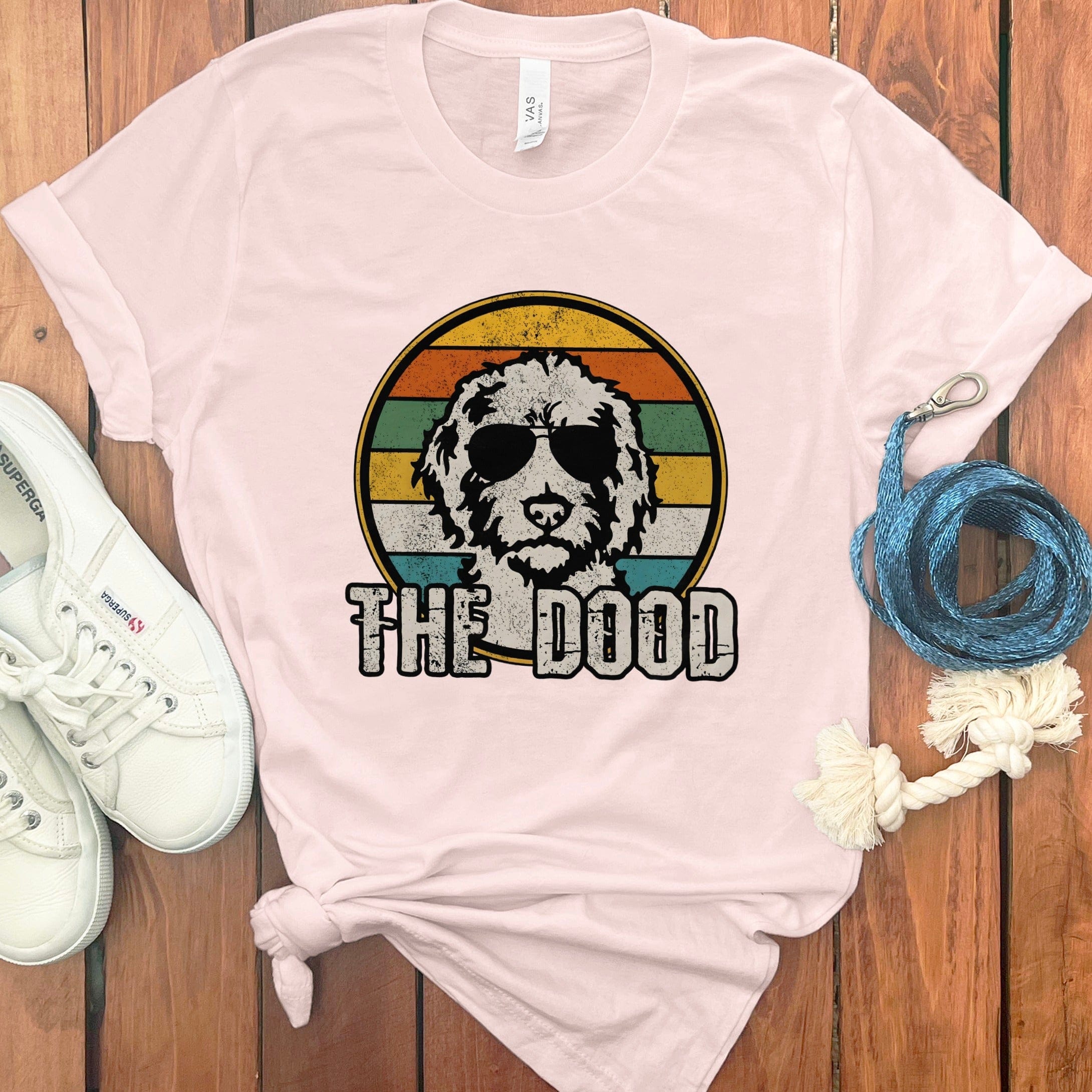 The Dood T-Shirt in Soft Pink / S by Puppy Jo