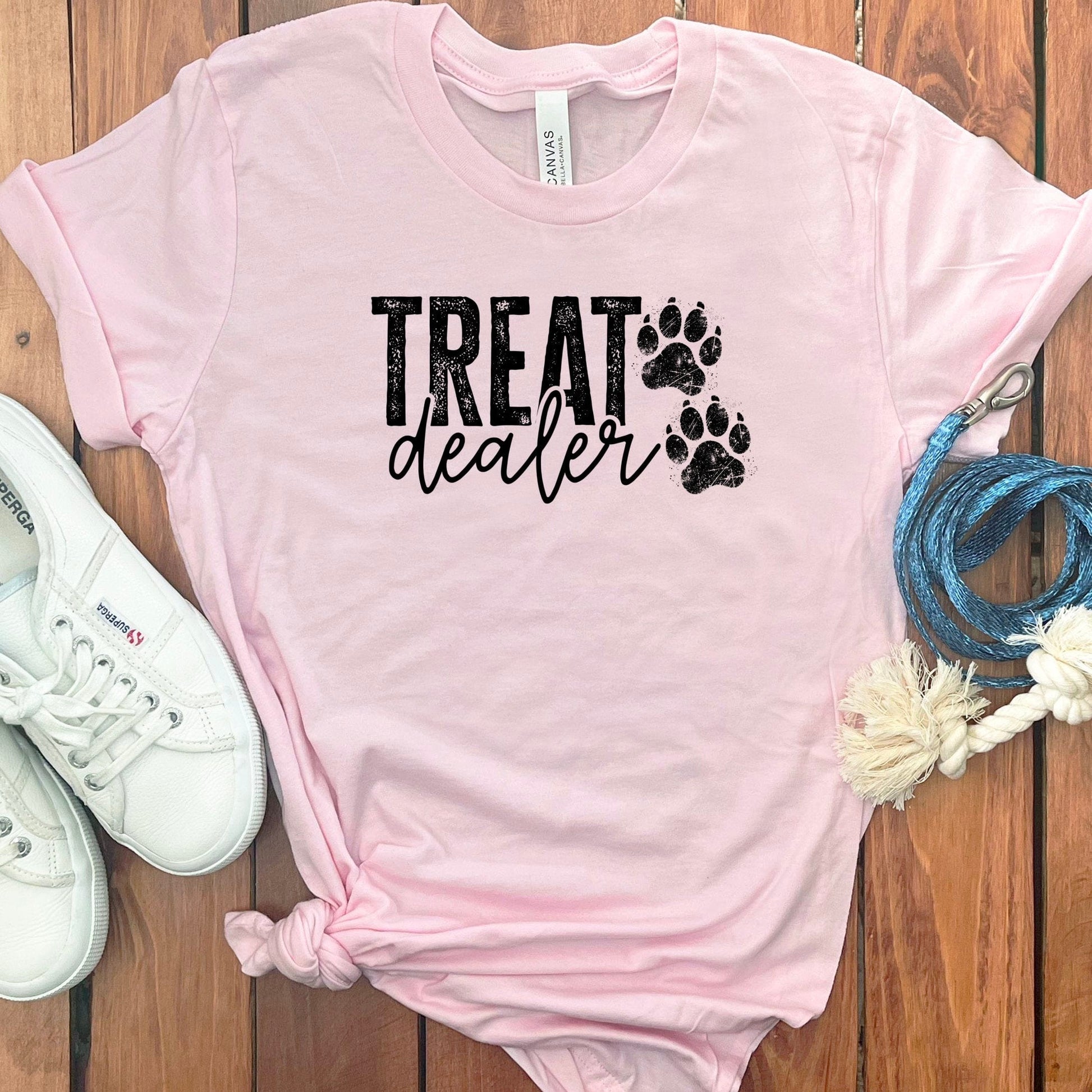 Treat Dealer Paw Prints Graphic T-shirt product