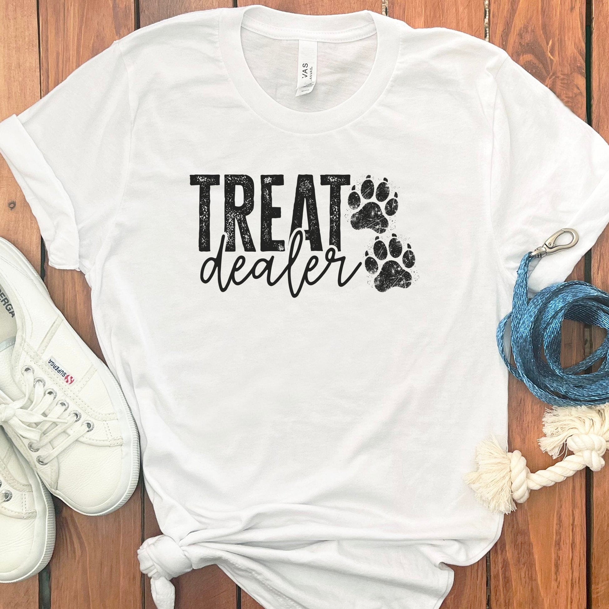 Treat Dealer Paw Print T-Shirt Unisex Comfortable product type