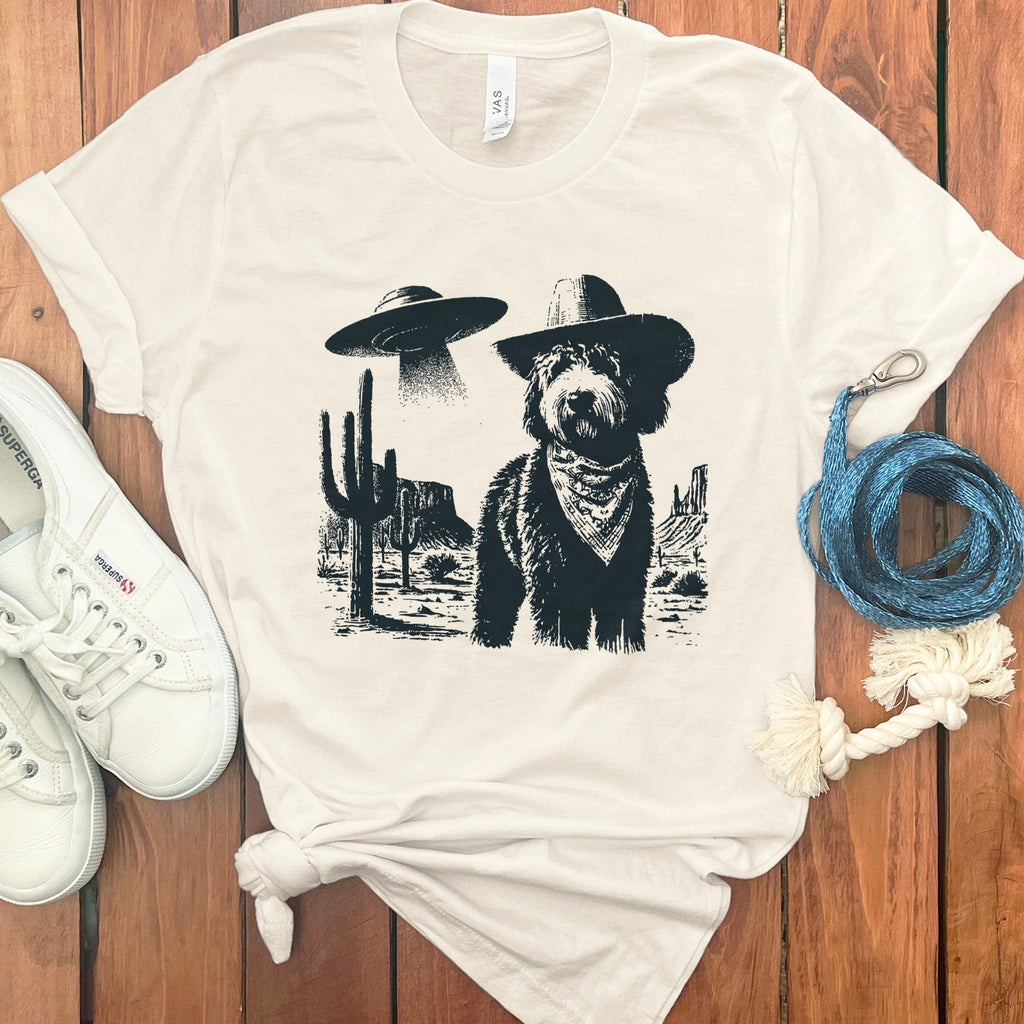 UFO Bernedoodle T-Shirt in Natural / S by Puppy Jo