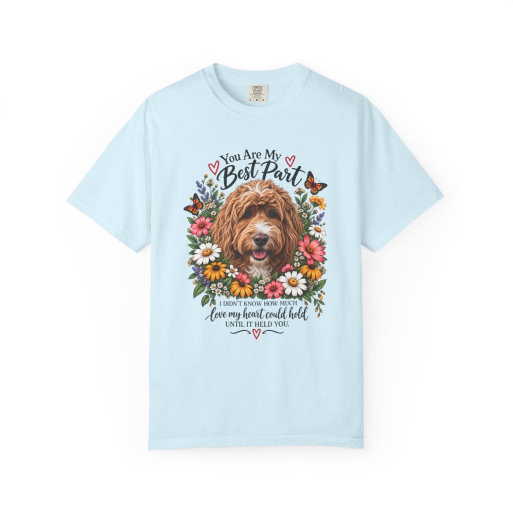 Custom Sentimental Dog Lover Signature T-Shirt in Chambray / S by AnywherePOD
