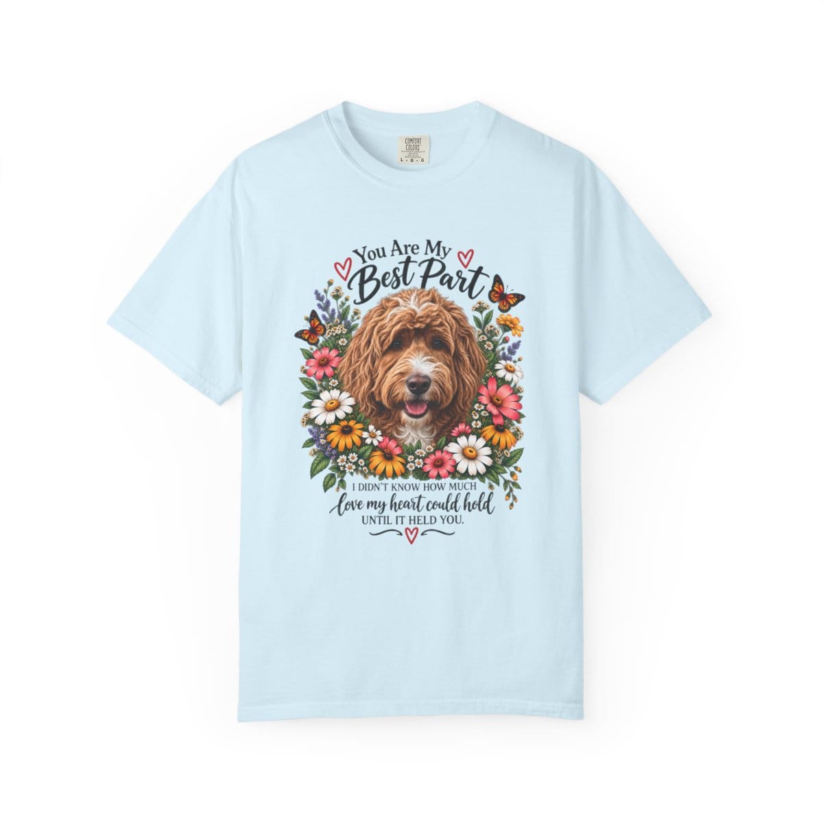 Custom Sentimental Dog Lover Signature T-Shirt in Chambray / S by AnywherePOD