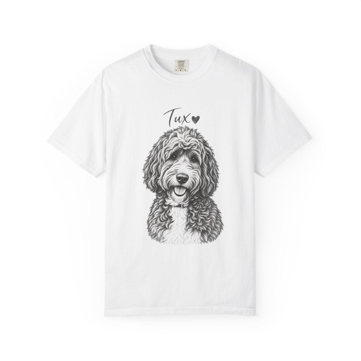 Personalized Pet Line Art Signature T-Shirt