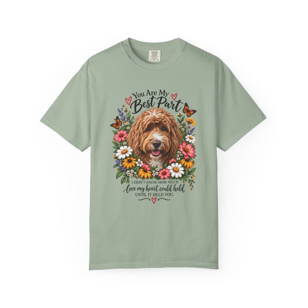 Custom Sentimental Dog Lover Signature T-Shirt in Bay / S by AnywherePOD
