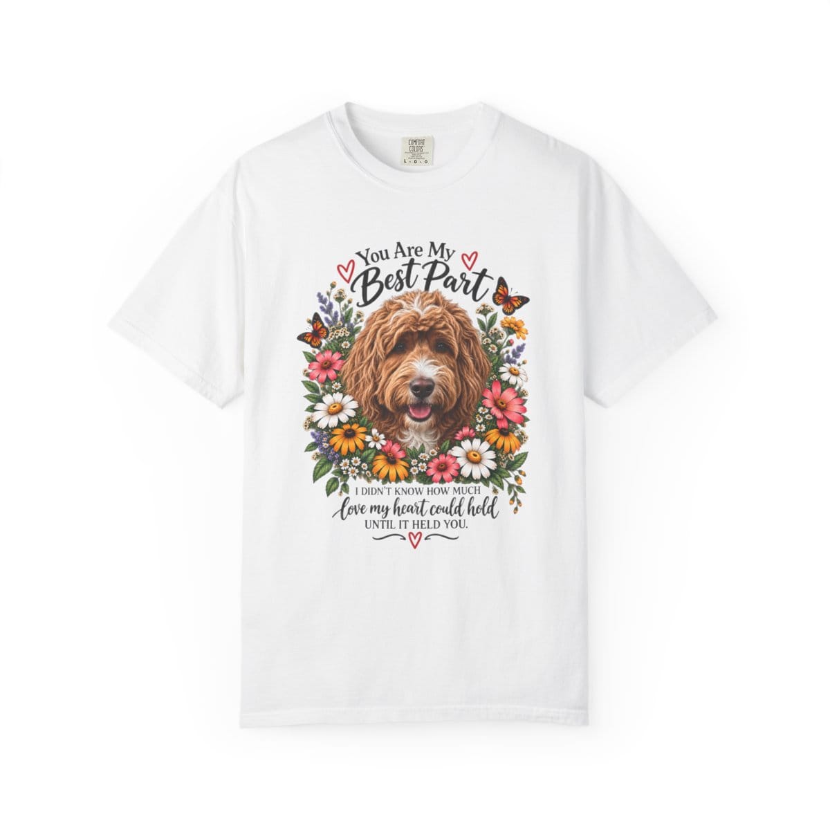 Custom Sentimental Dog Lover Signature T-Shirt in White / S by AnywherePOD
