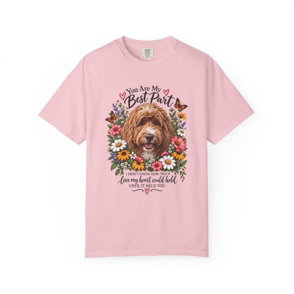 Custom Sentimental Dog Lover Signature T-Shirt in Blossom / S by AnywherePOD