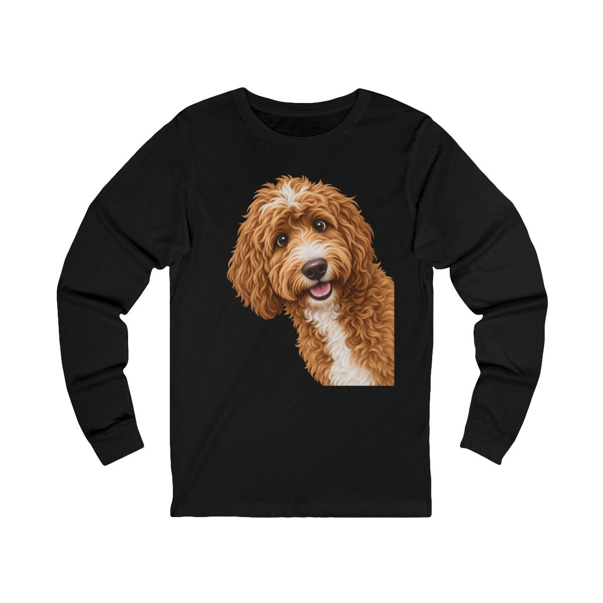 Custom from Photo Funny Peeking Long Sleeve T-Shirt