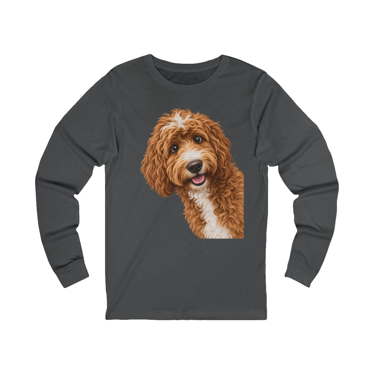 Custom from Photo Funny Peeking Long Sleeve T-Shirt