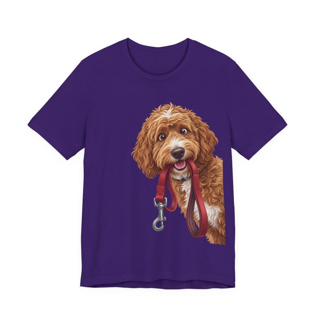 Personalized Walk Doodle T-Shirt in Team Purple / S by AnywherePOD
