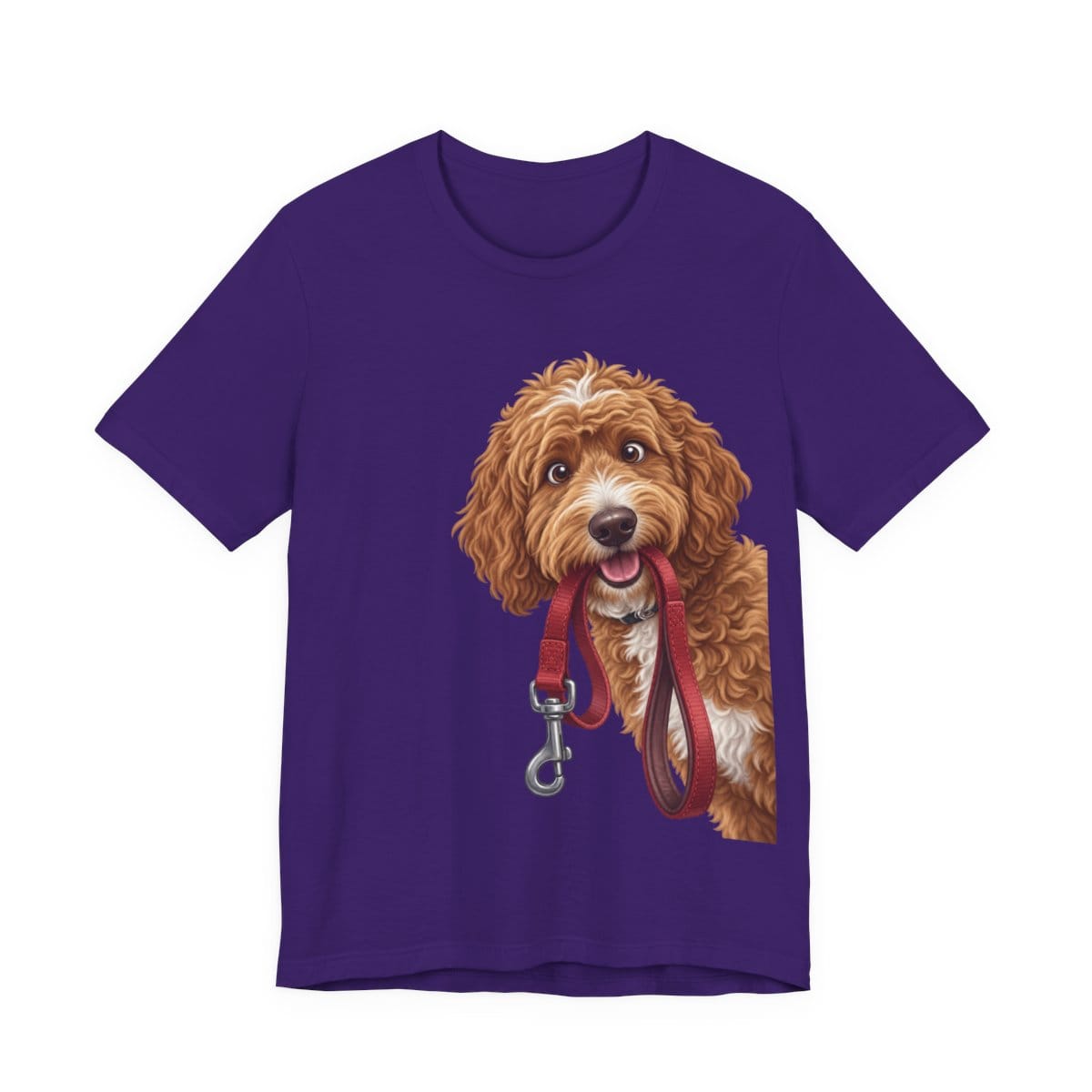 Personalized Walk Doodle T-Shirt in Team Purple / S by AnywherePOD