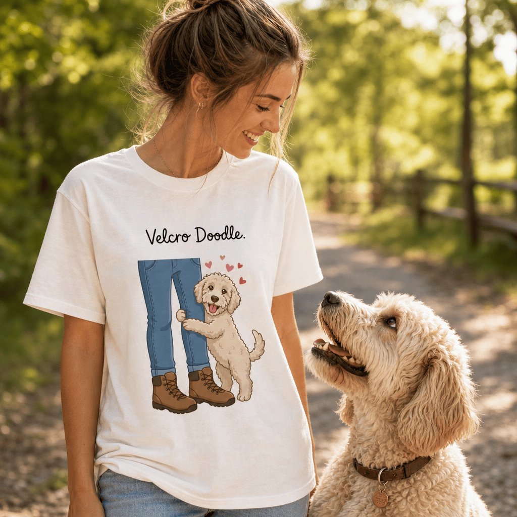 Velcro Doodle T-Shirt in by Puppy Jo