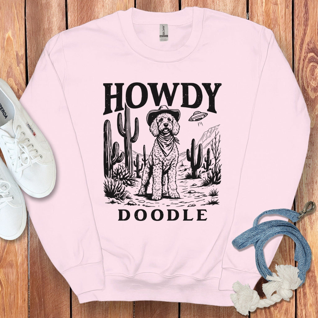 Vintage Howdy Doodle Sweatshirt in Light Pink / S by Puppy Jo