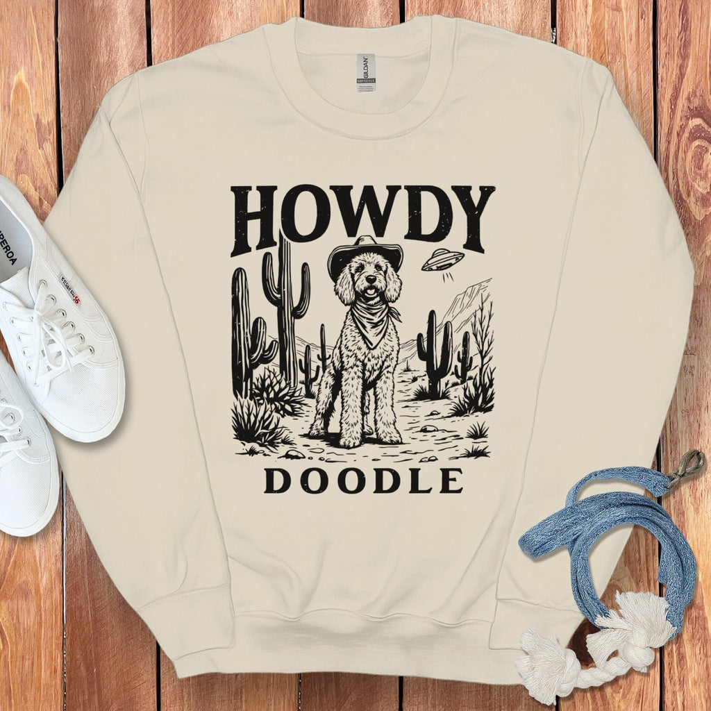 Vintage Howdy Doodle Sweatshirt in Sand / S by Puppy Jo