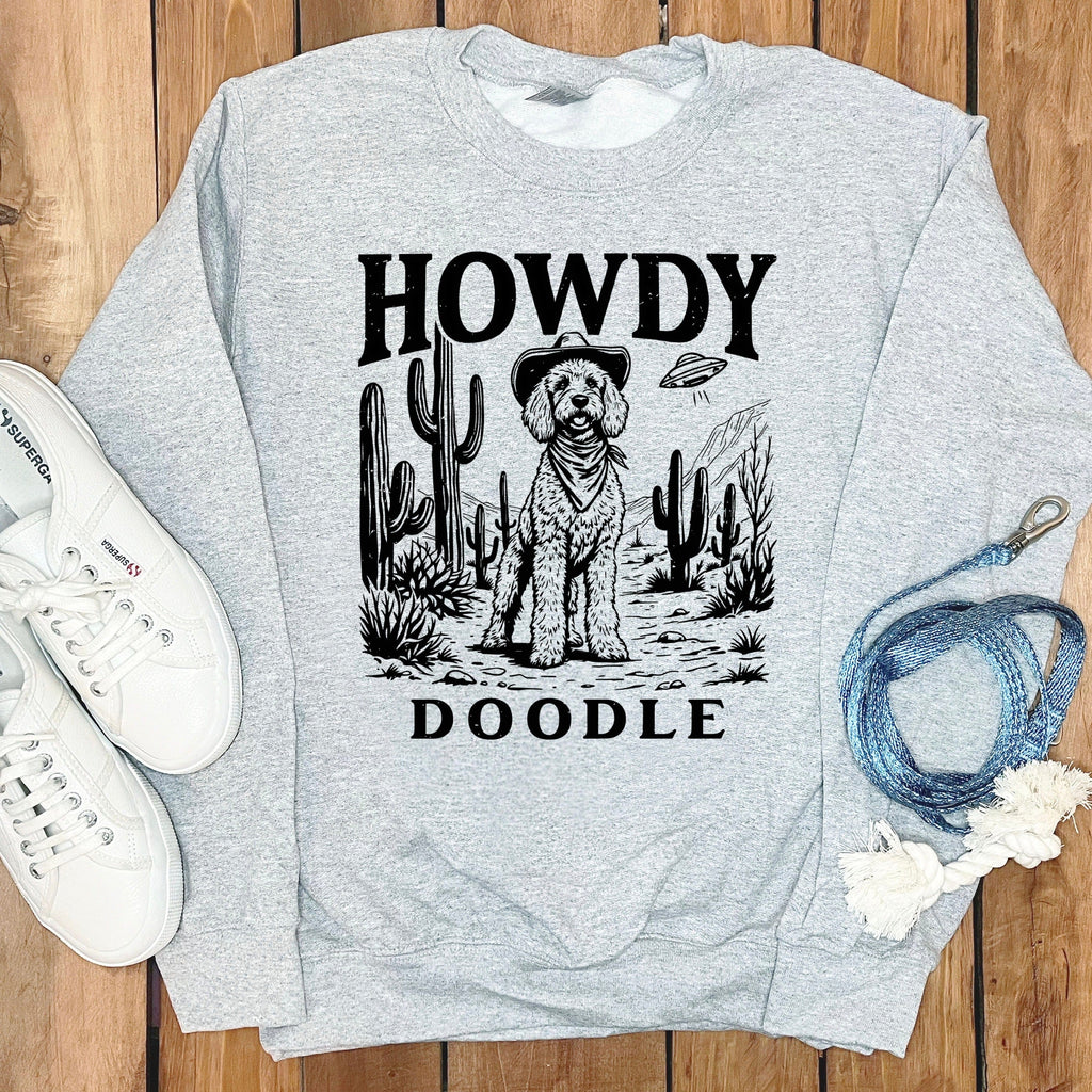 Vintage Howdy Doodle Sweatshirt in Sport Grey / S by Puppy Jo