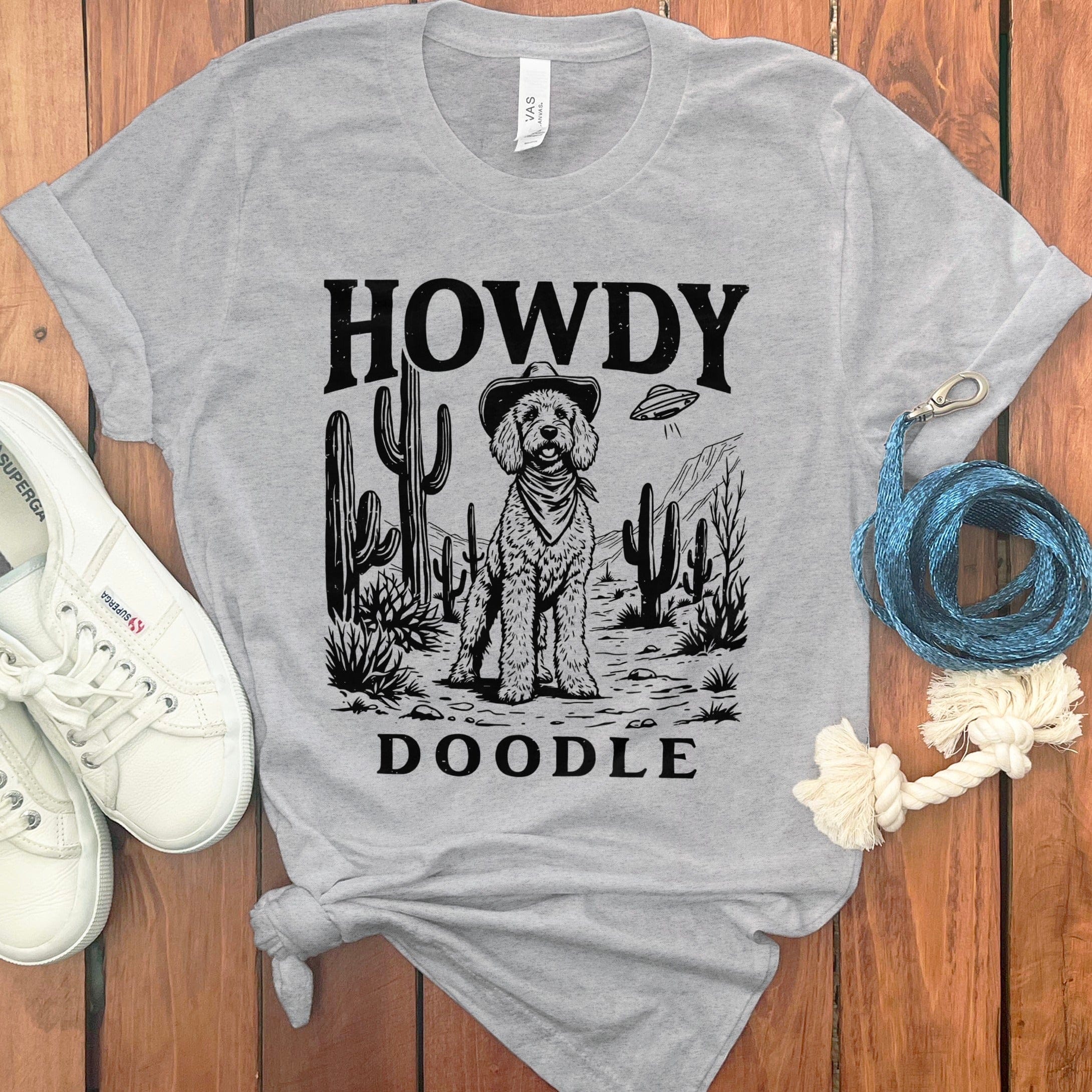 Vintage Howdy Doodle T-Shirt in Athletic Heather / S by Puppy Jo
